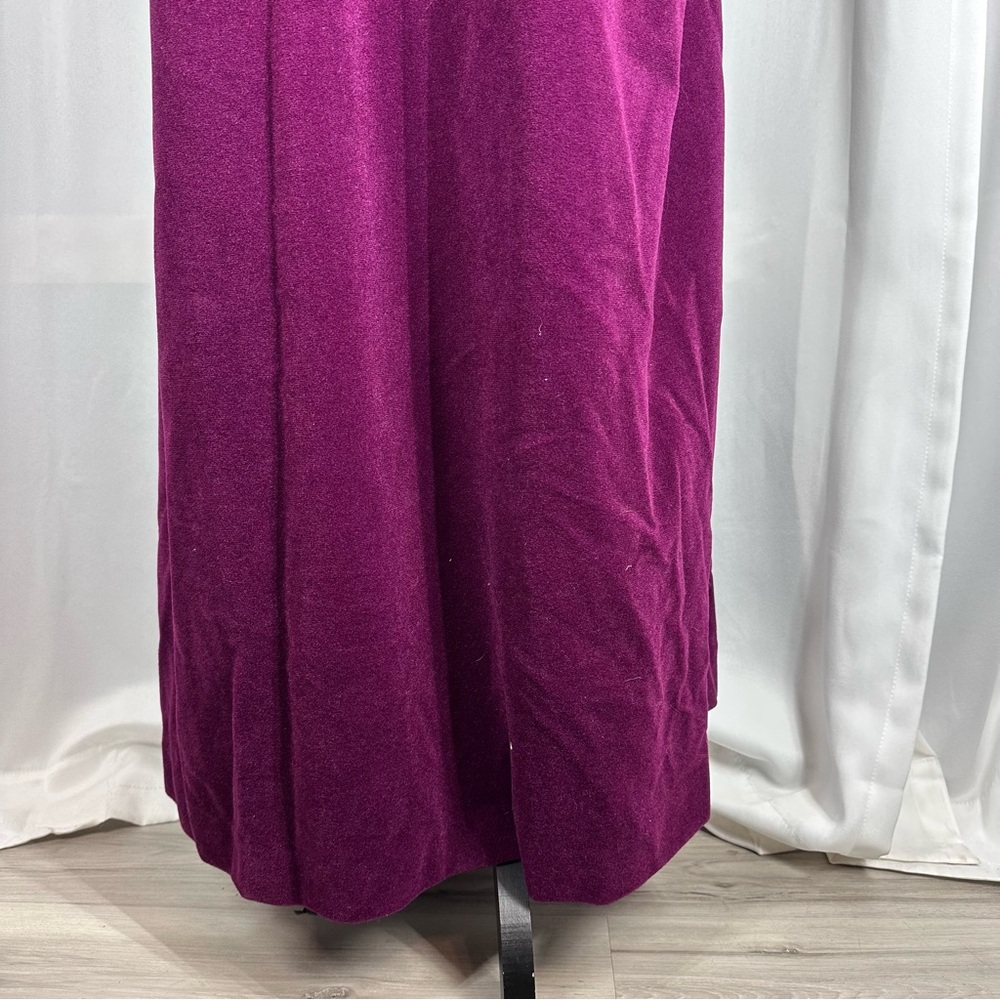 Vintage Vanity Fair Sz Lg Velour Robe Sleepwear Long Gown Pockets Velvet EUC - Picture 4 of 13